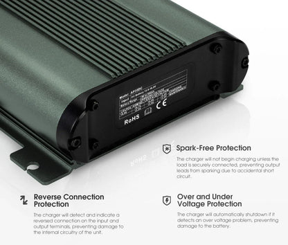 Atem Power 12V 30A DC to DC Battery Charger System Kit Isolator Dual Battery - image 4