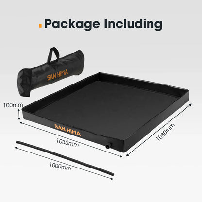 San Hima Camping Shower Tent Base 1.03x1.03M Foldable & Portable RV Awning Floor - image 9