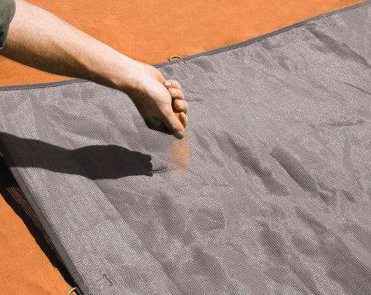 C GEAR Multimat ground sheet in use