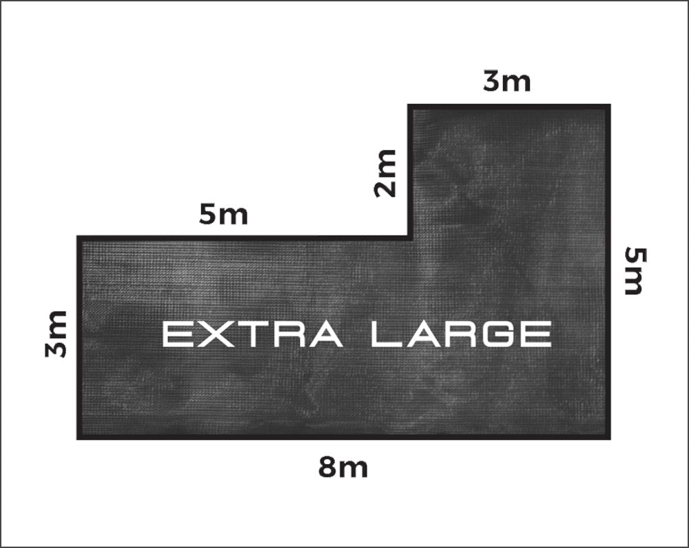 C GEAR Multimat L-Shape Extra Large Ground Sheet