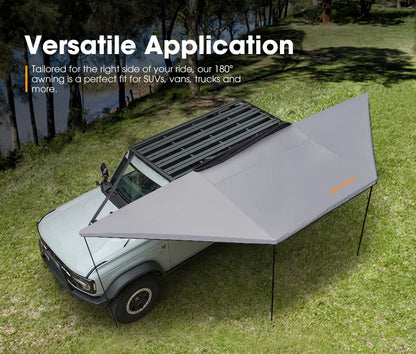 San Hima 180 Degree Free-Standing Awning 600D Canvas - image 4