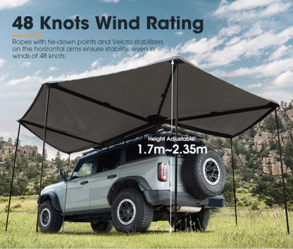 San Hima Large 270 Degree Free-Standing Awning 600D Canvas - image 5