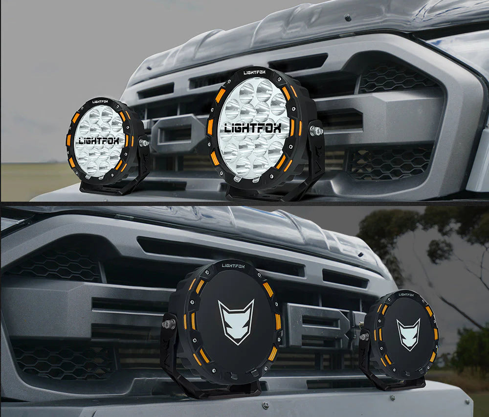 Lightfox 7inch LED Driving Light 1Lux@2,675ft/816m IP68 12,603 Lumens - image 8