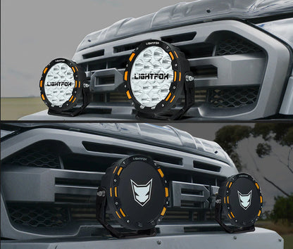 Lightfox 7inch LED Driving Light 1Lux@2,675ft/816m IP68 12,603 Lumens - image 8