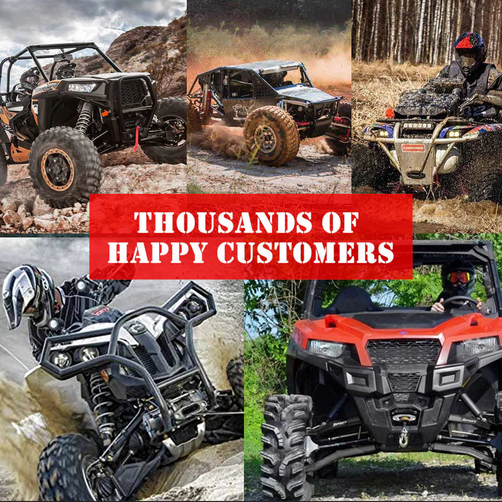 Fieryred 4500LBS/2041KG Wireless 12V Electric Winch Synthetic Rope Boat Atv 4WD - image 4