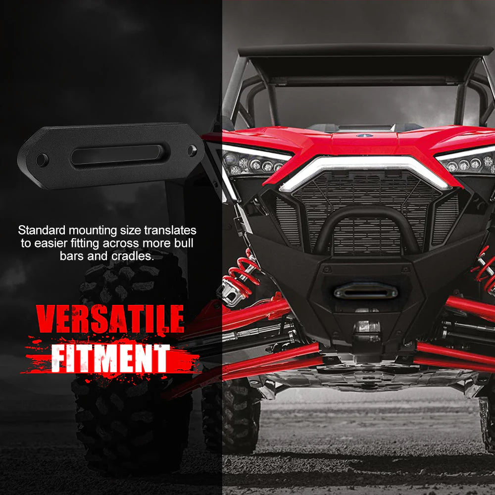 Fieryred Electric Winch 12V 5500LBS(2494KG) Synthetic Rope Wireless Remotes ATV UTV Boat - image 7