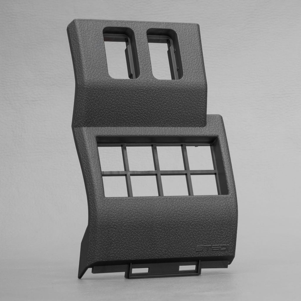 STEDI Switch Fascia Panel for Toyota 70 Series Landcruiser fitted in dash