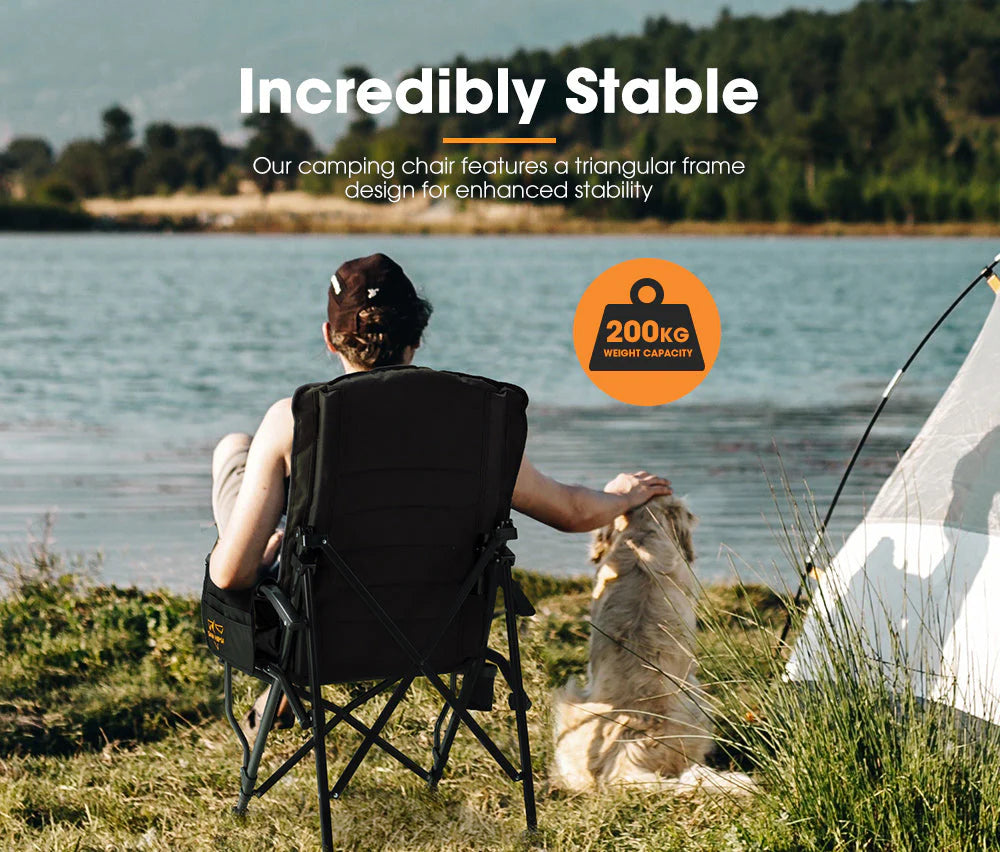 San Hima Luxury Folding Camping Chair Heavy Duty - image 5