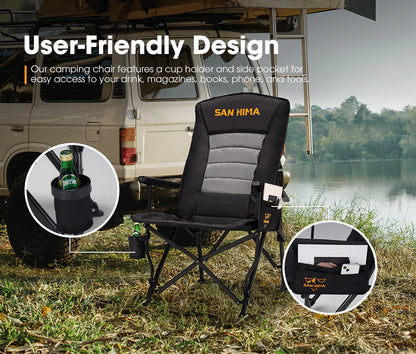 San Hima Luxury Folding Camping Chair Heavy Duty - image 8