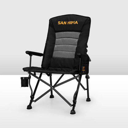 San Hima Luxury Folding Camping Chair Heavy Duty