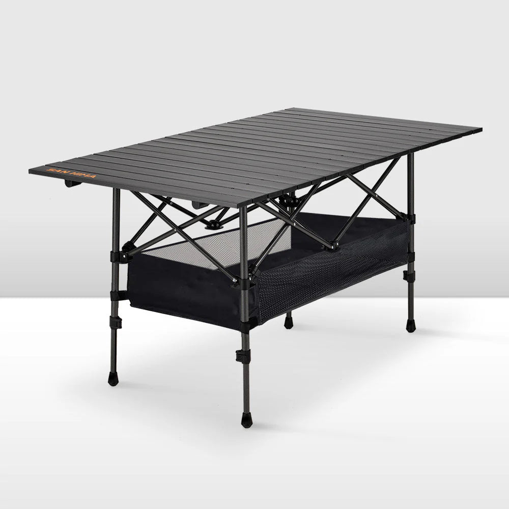 San Hima Folding Camping Table Adjustable Aluminium Portable