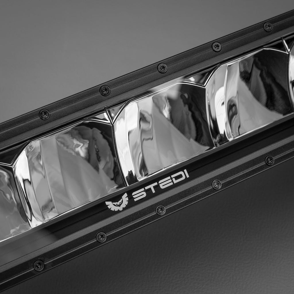 STEDI Curved 50.8 inch ST2K Super Drive 20 LED Light Bar angle view