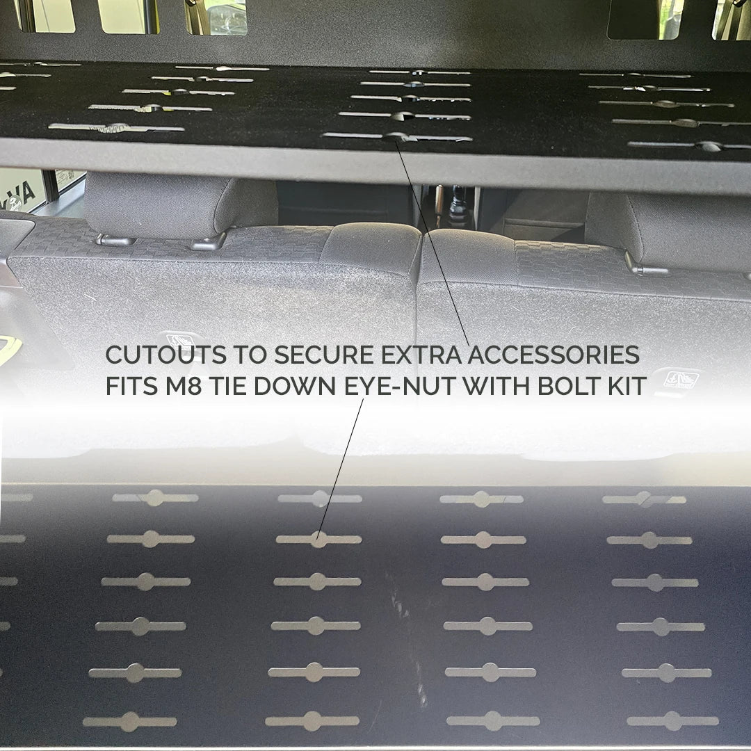 Suzuki Jimny Interior Rear Roof Molle Rack - image 5