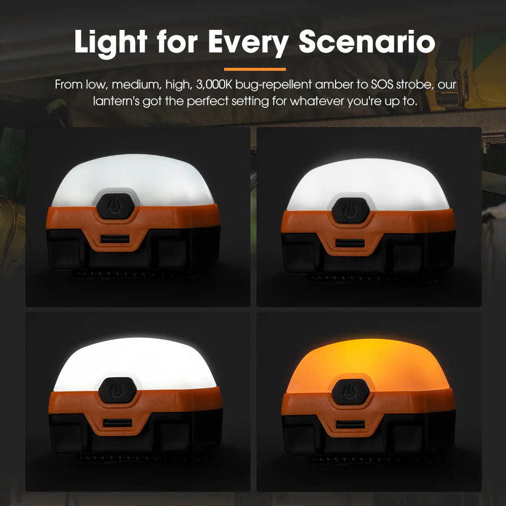 San Hima various multi packs Camp Light sets - Dual Colour LED Lantern with Inbuilt Lithium Battery - image 3