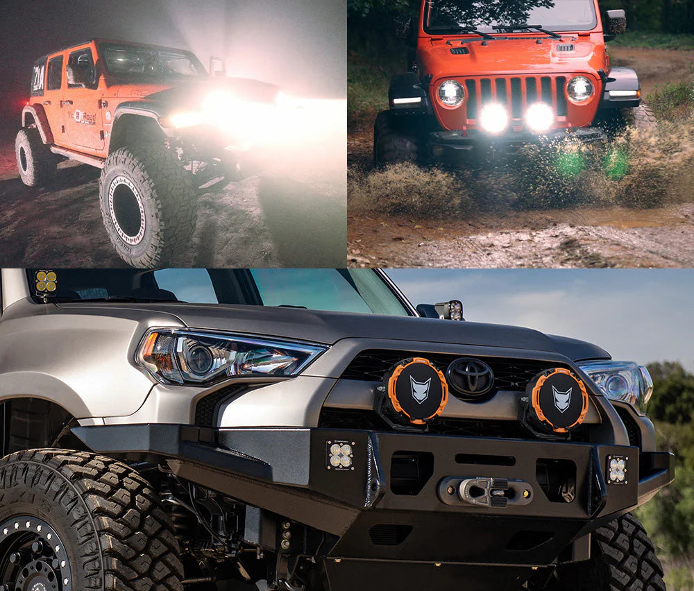Lightfox 7inch LED Driving Light set with DRL 1Lux@5,512ft/1,680m IP68 13,600 Lumens - image 8