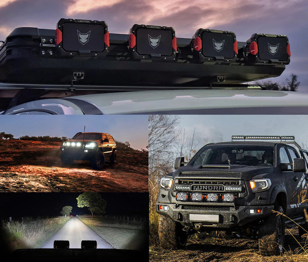 Lightfox Pegasus Series 9inch LED Driving Light set 1Lux@2,972ft/906m IP68 - image 8