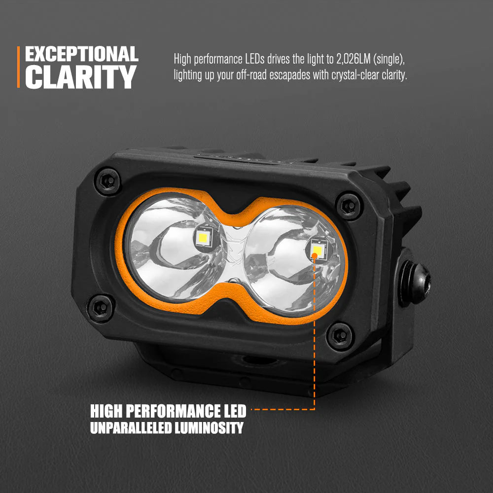 Lightfox Cygnus-2 3inch LED Work Light 1Lux@919ft IP68 2,026 Lumens - image 3