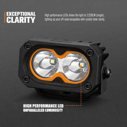 Lightfox Cygnus-2 3inch LED Work Light 1Lux@919ft IP68 2,026 Lumens - image 3