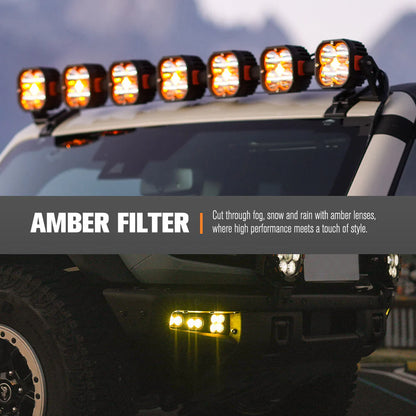 Lightfox Cygnus-4 3inch Pair LED Pod Lights 1Lux@1,248 ft IP68 3,834 - image 6