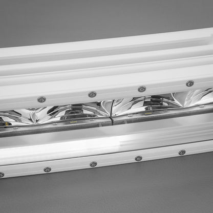 STEDI Marine White Curved 31 inch ST2K 12 LED Light Bar mounted