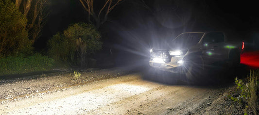 STEDI Hilux N80 GR Sport inner grille bracket installed view