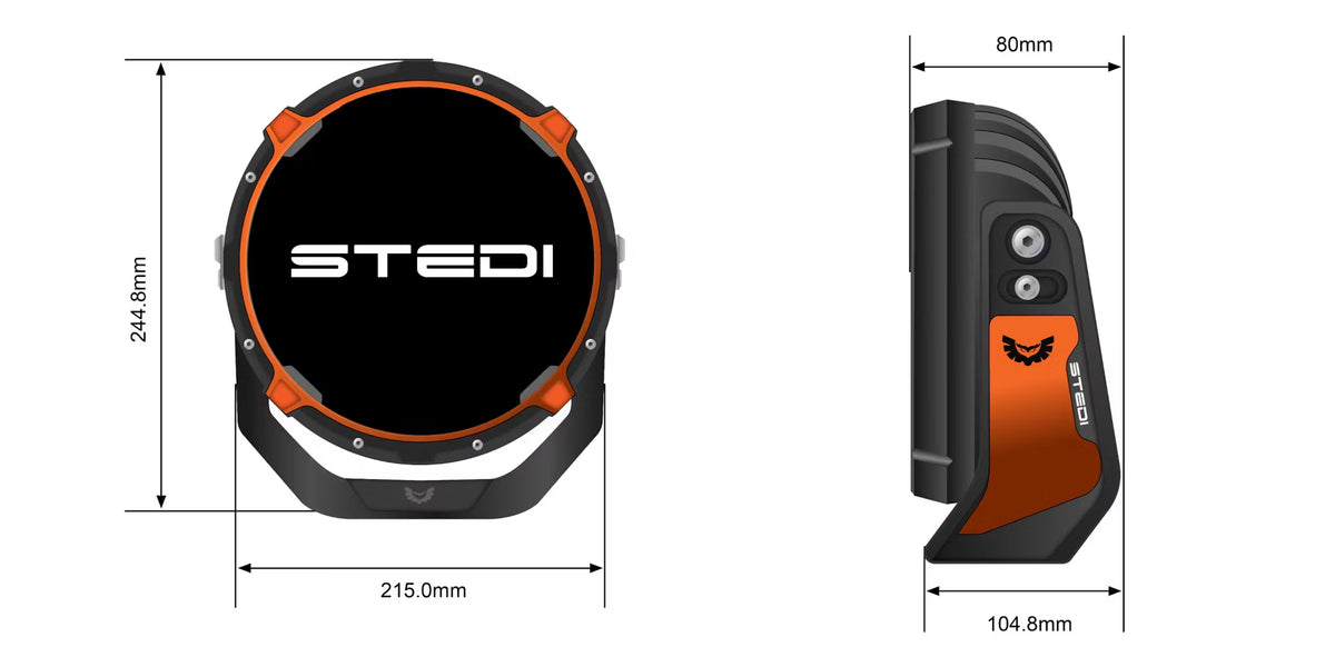 STEDI 8.5" Type-X Pro Plus LED Driving Lights (Pair) - image 6