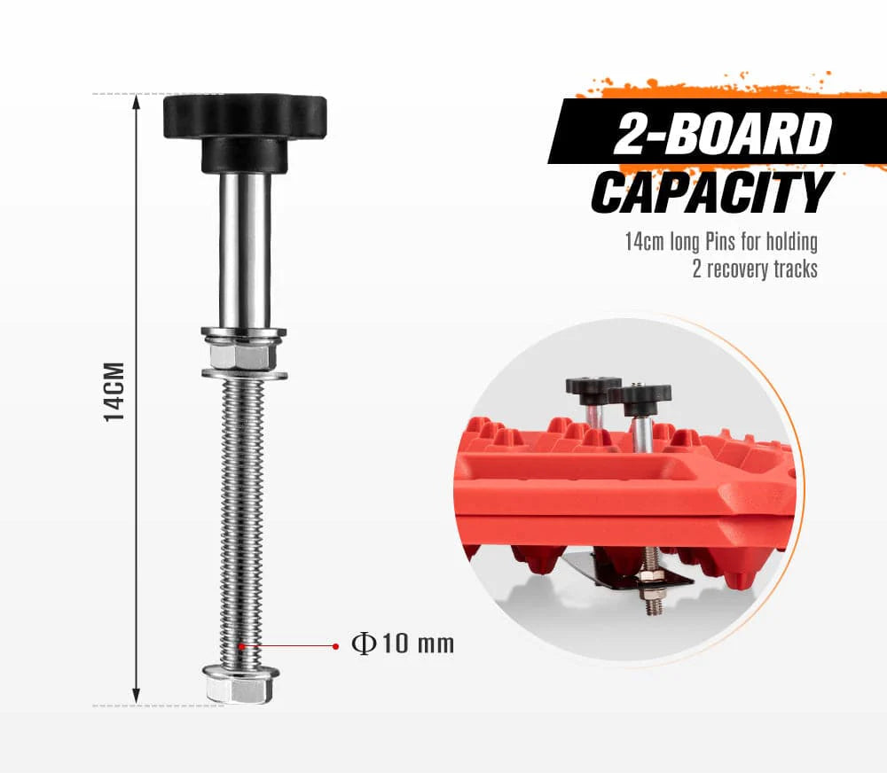 BUNKER INDUST Recovery Tracks Mounting Pins 4 Mount Holder - image 4