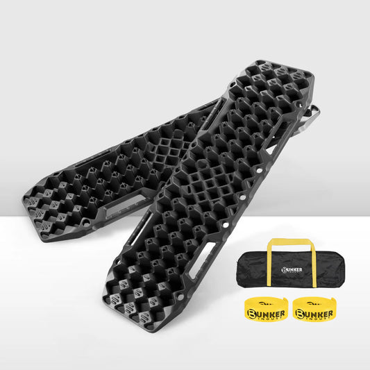 Pair 10T Recovery Tracks Sand Track with Jack Base - Red or Black