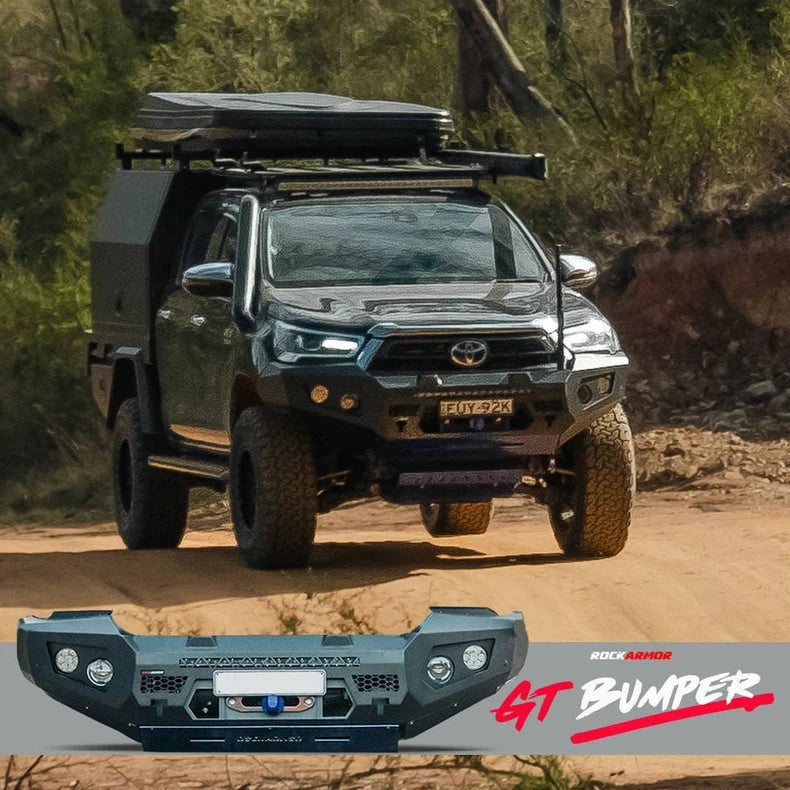 Toyota Hilux Bull Bar GT No Loop Bumper Suits 08/2020 - 11/2025 - image 2