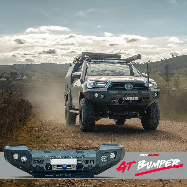 Toyota Hilux Bull Bar GT No Loop Bumper Suits 08/2020 - 11/2025 - image 3