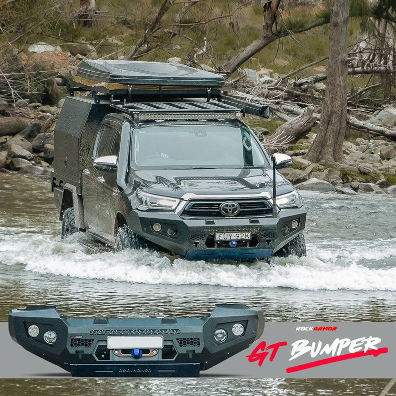Toyota Hilux Bull Bar GT No Loop Bumper Suits 08/2020 - 11/2025 - image 4
