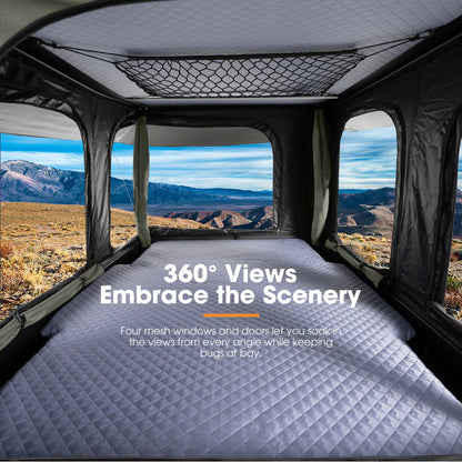 San Hima Gibb Rooftop Tent Hardshell With Ladder - image 4