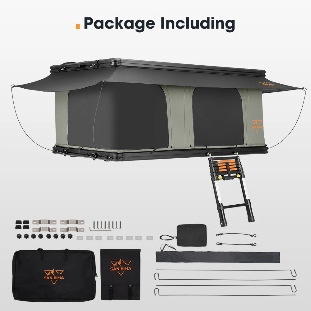 San Hima Gibb Rooftop Tent Hardshell With Ladder - image 10