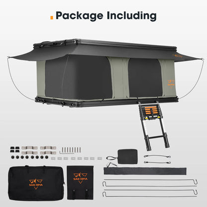 San Hima Gibb Rooftop Tent Hardshell With Ladder - image 10