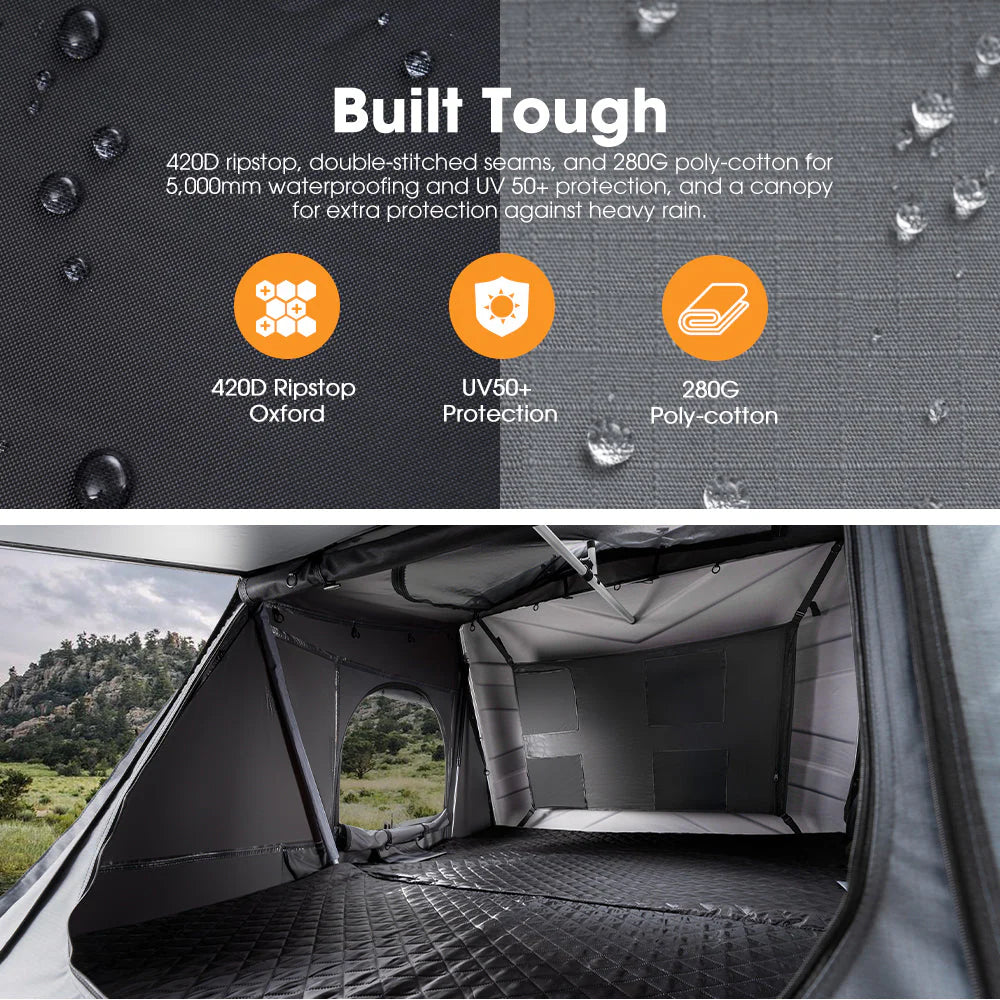 San Hima Jervis Rooftop Tent Hardshell with Ladder - image 2