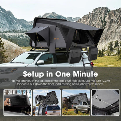San Hima Jervis Rooftop Tent Hardshell with Ladder - image 3