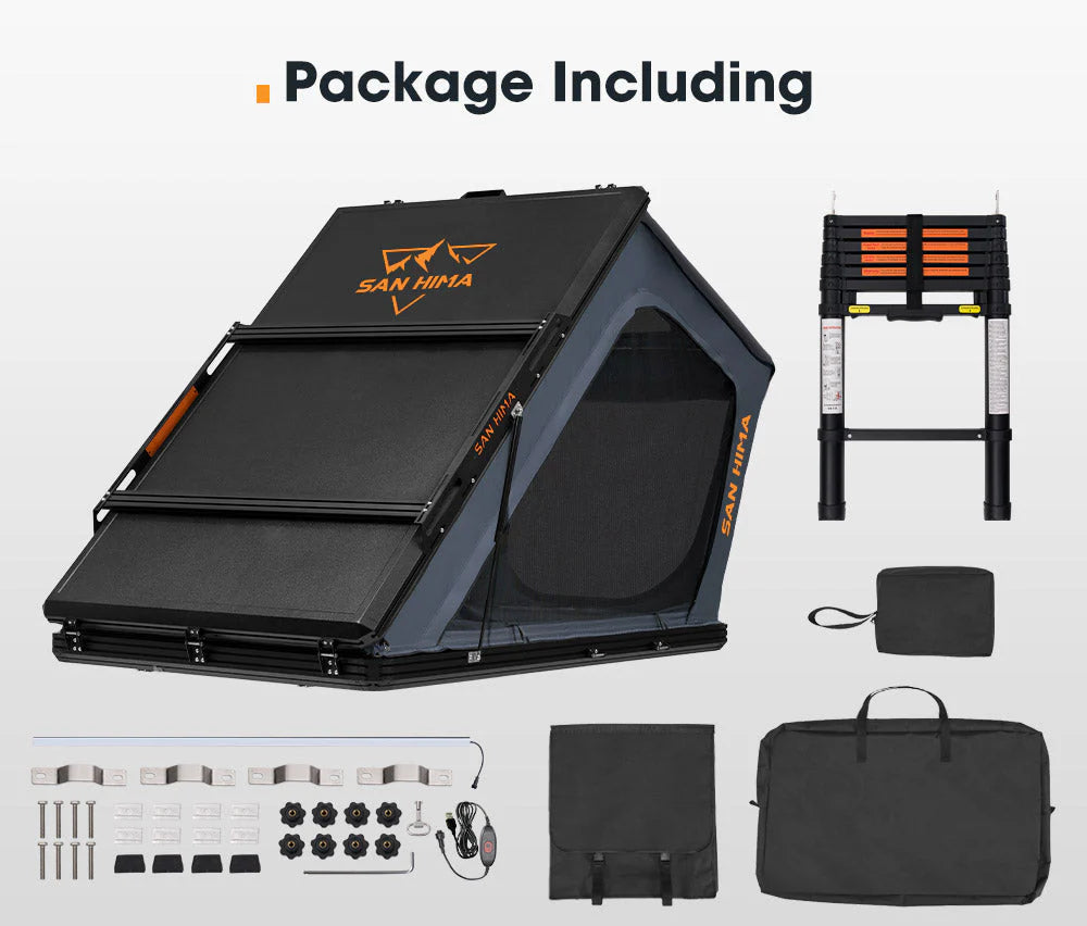 San Hima Kalbarri Gen 2 Roof Top Tent Hardshell With Ladder - image 9
