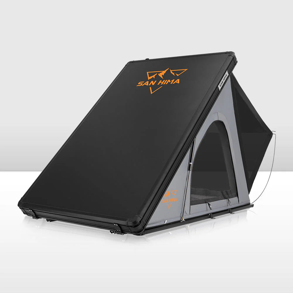 San Hima Kalbarri Lite Rooftop Tent Hardshell With Ladder Grey