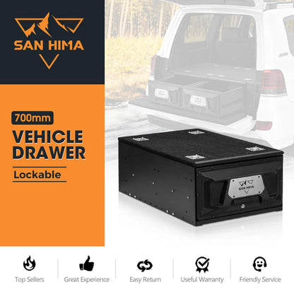 San Hima Lightweight 700MM 4WD Rear Drawer Vehicle Storage Lockable - image 2