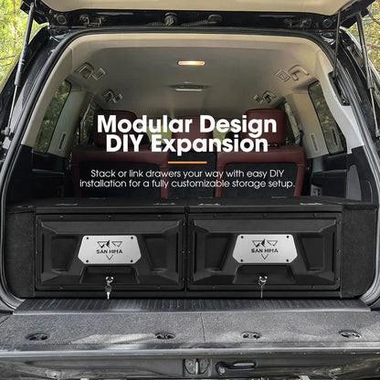 San Hima Lightweight 700MM 4WD Rear Drawer Vehicle Storage Lockable - image 4