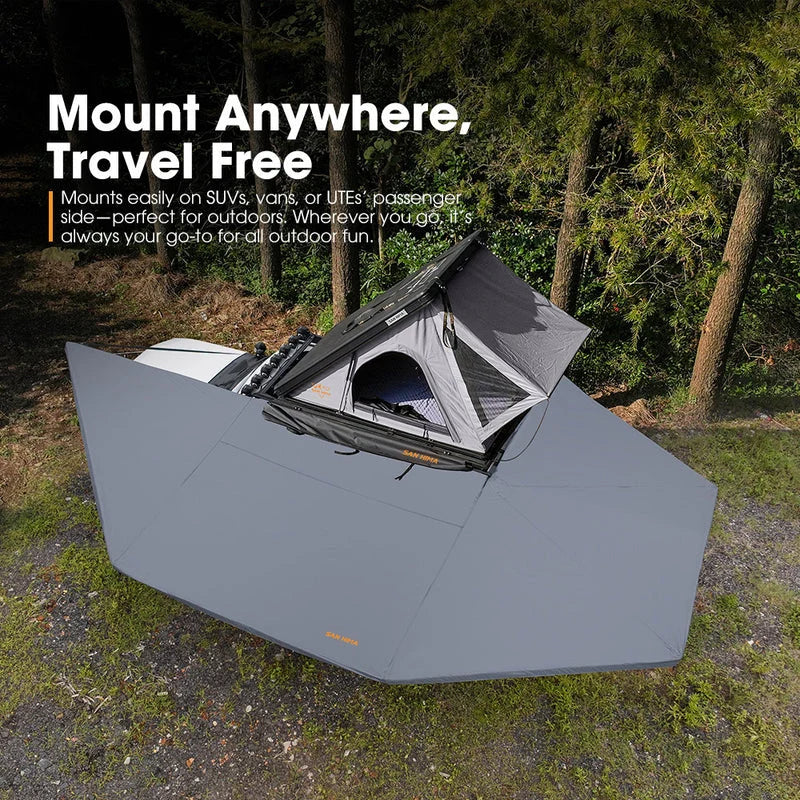 San Hima 270 Degree Awning Free-Standing Camping With L Brackets Passenger Side - image 2
