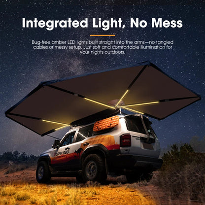 San Hima 270 Degree Awning Free-Standing Camping With L Brackets Passenger Side - image 5