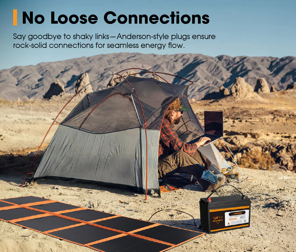 San Hima 12V 360W Folding Solar Blanket Flexible Blanket Kit - image 6