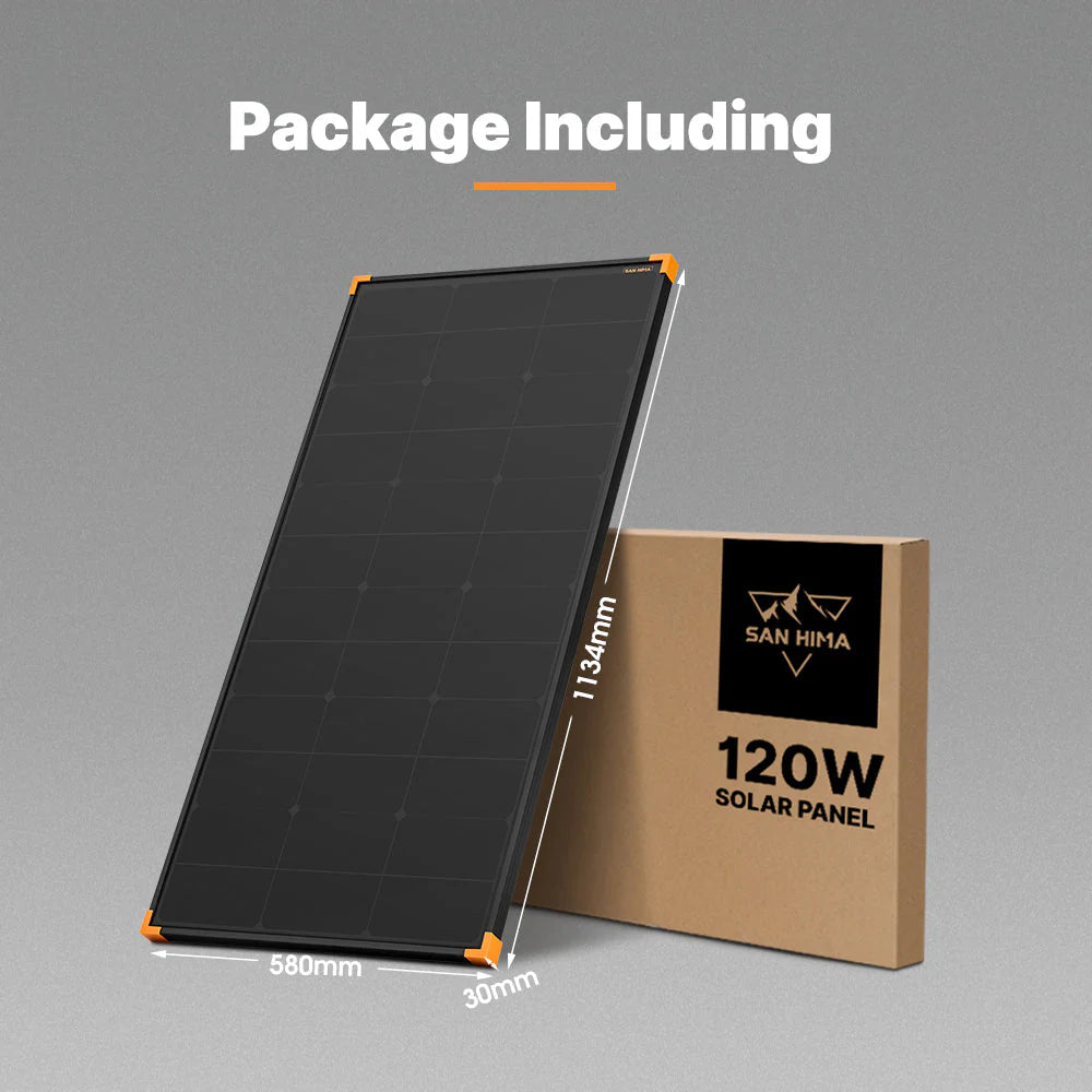 San Hima 120W Mono-HPBC Fixed Solar Panel with Bypass Power - image 10