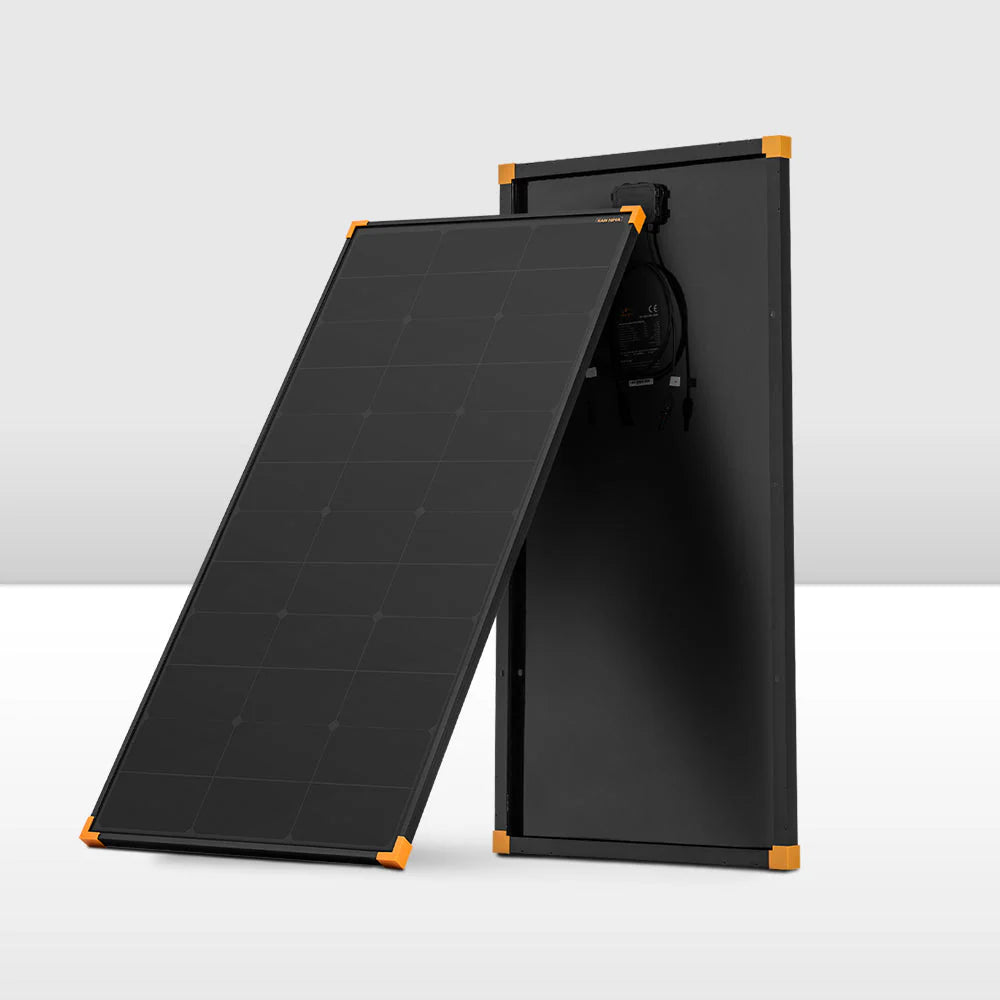 San Hima 2X 120W Mono-HPBC Fixed Solar Panel kit with Power Bypass