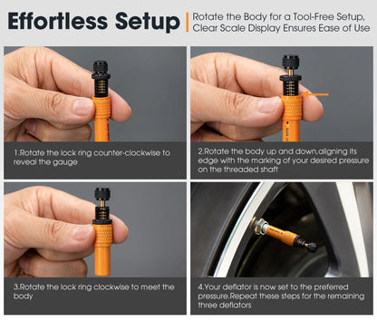 San Hima 4 Pcs Automatic Tire Deflator - image 6
