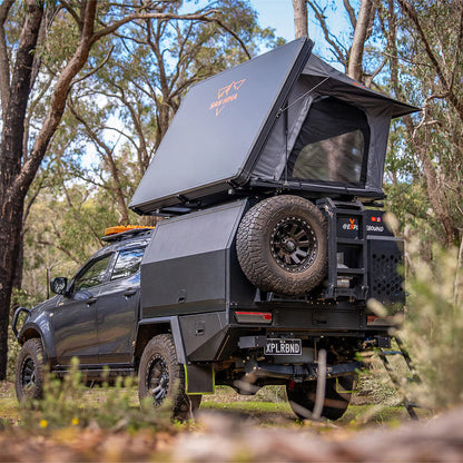 San Hima Kalbarri Side Rooftop Tent Hardshell With Ladder - image 8