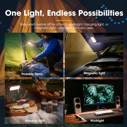 San Hima Telescopic Light Portable Lithium LED Tripod Lamp Camping Rechargeable - image 7