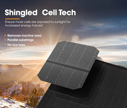 San Hima 200W Solar Panel Kit Mono Shingled Fixed Power - image 3
