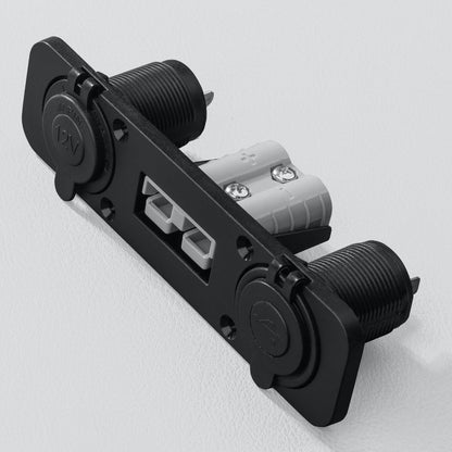 STEDI flush mount Anderson cigarette USB panel installed